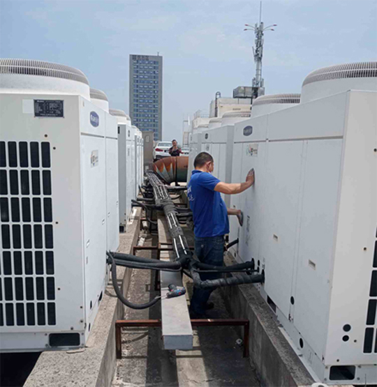 从化中央空调制热和不制冷系统维修方法